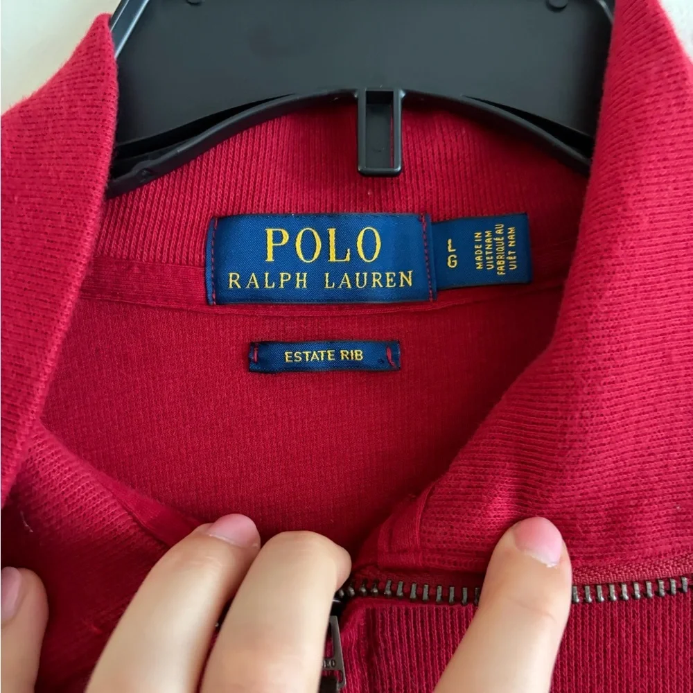Polo Ralph Lauren Men's Estate-Rib L quarter zip